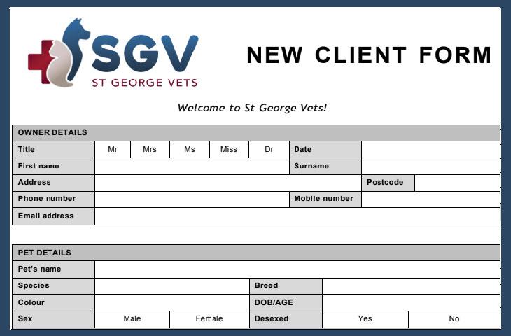 New Client Form